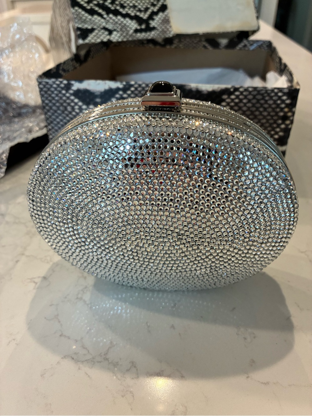 Judith Leiber crystal clutch